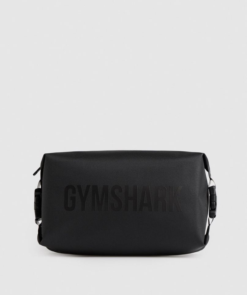 Gymshark X-Series Wash Bag Black | CA 3D051A